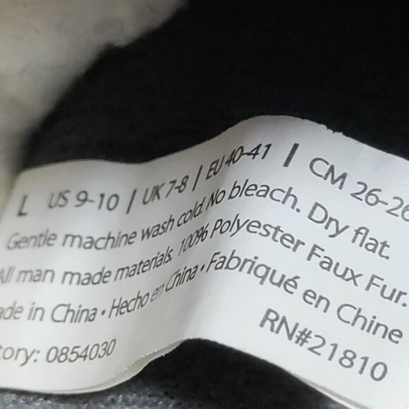 Dearfoams Carley Mama Bear Mom Scuff Slipper Light Heather Grey L ( US 9-10) - Picture 4 of 6